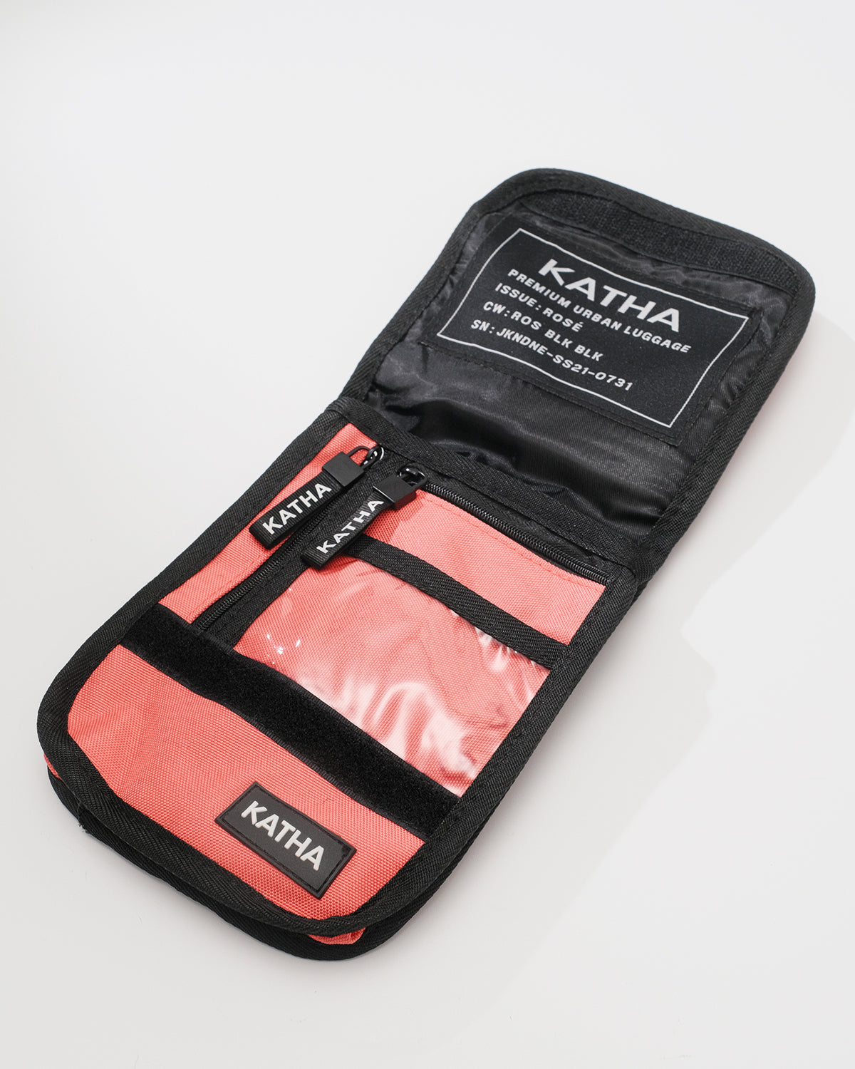 Katha Neck Pouch 'Rose'