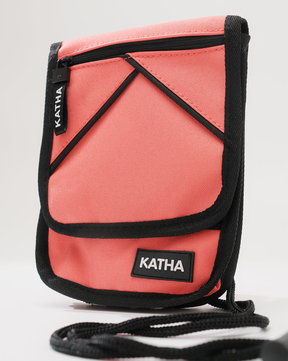 Katha Neck Pouch 'Rose'