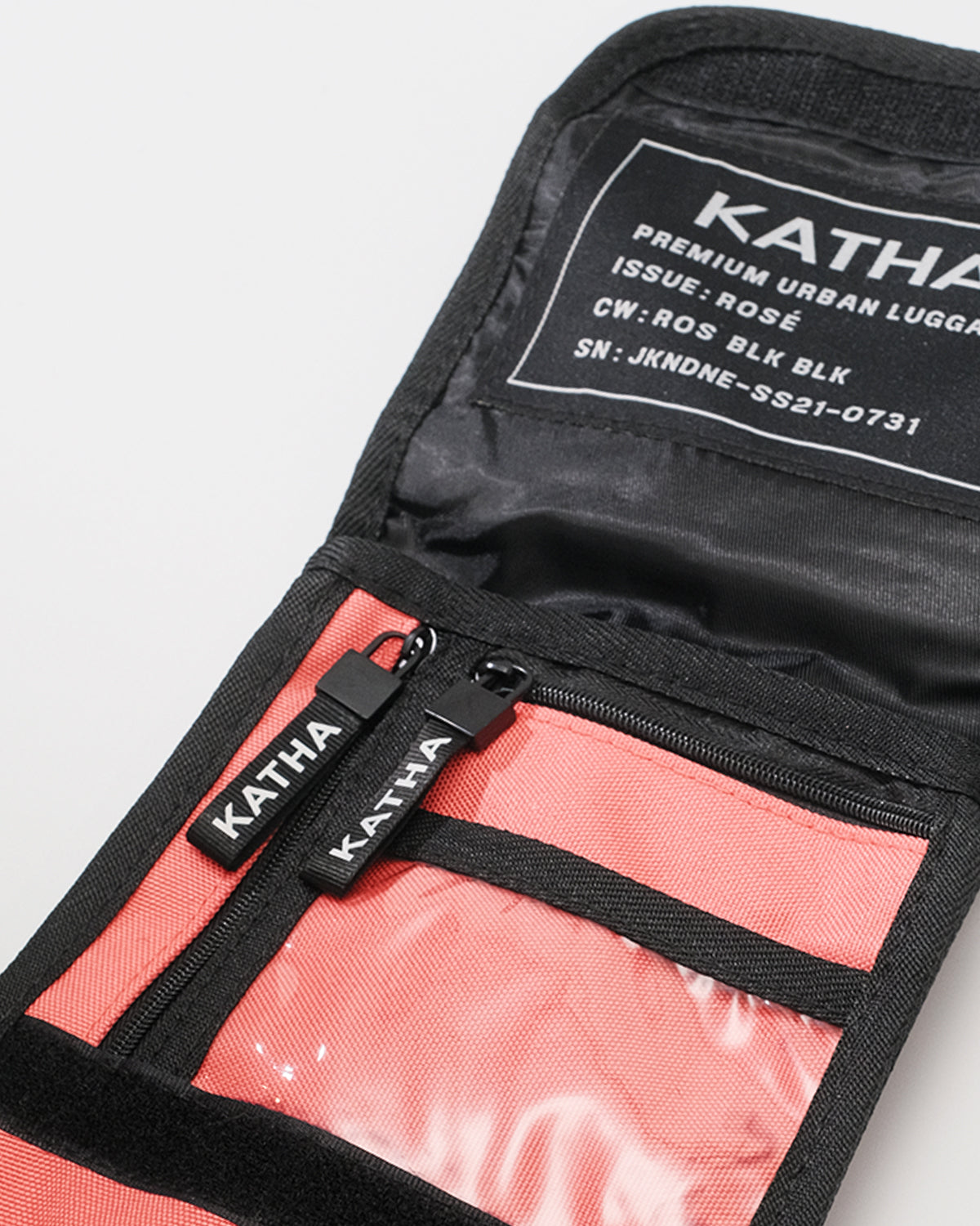 Katha Neck Pouch 'Rose'